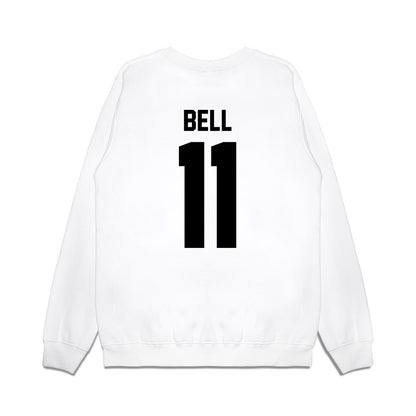 Georgia - NCAA Football : Jeremy Bell - Vintage Helmet Premium Crewneck Sweatshirt-1