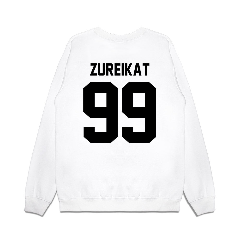 Georgia - NCAA Football : Harran Zureikat - Vintage Helmet Premium Crewneck Sweatshirt-1