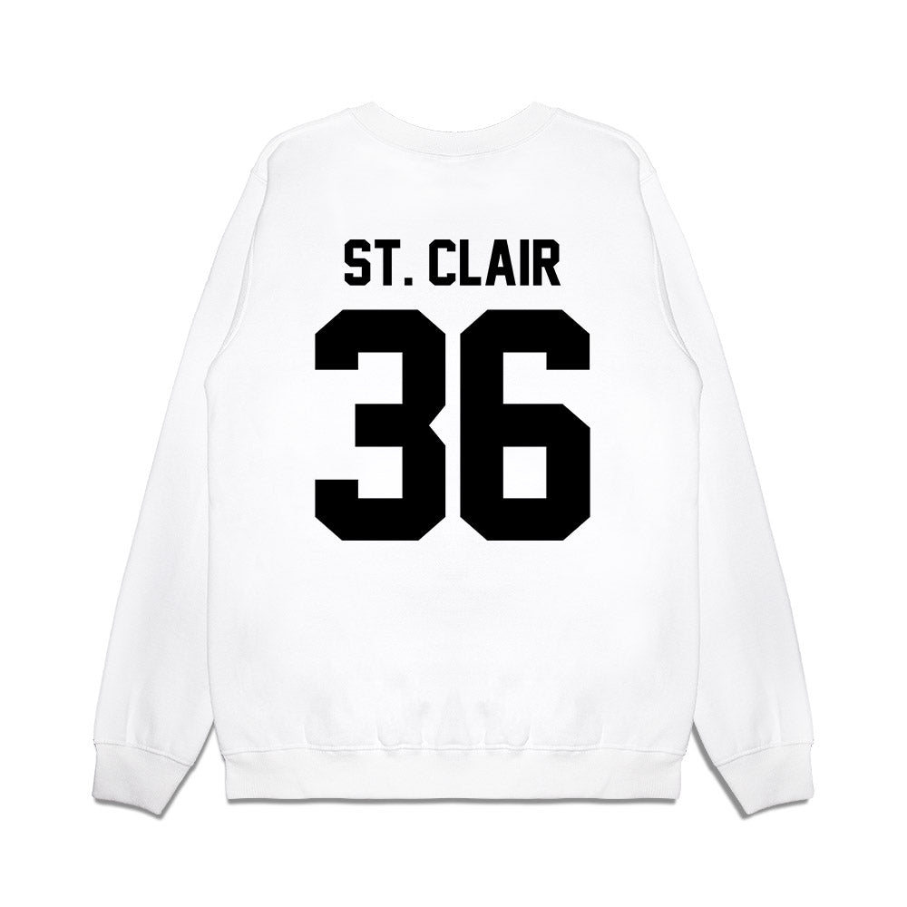 Georgia - NCAA Football : Jackson St. Clair - Vintage Helmet Premium Crewneck Sweatshirt-1