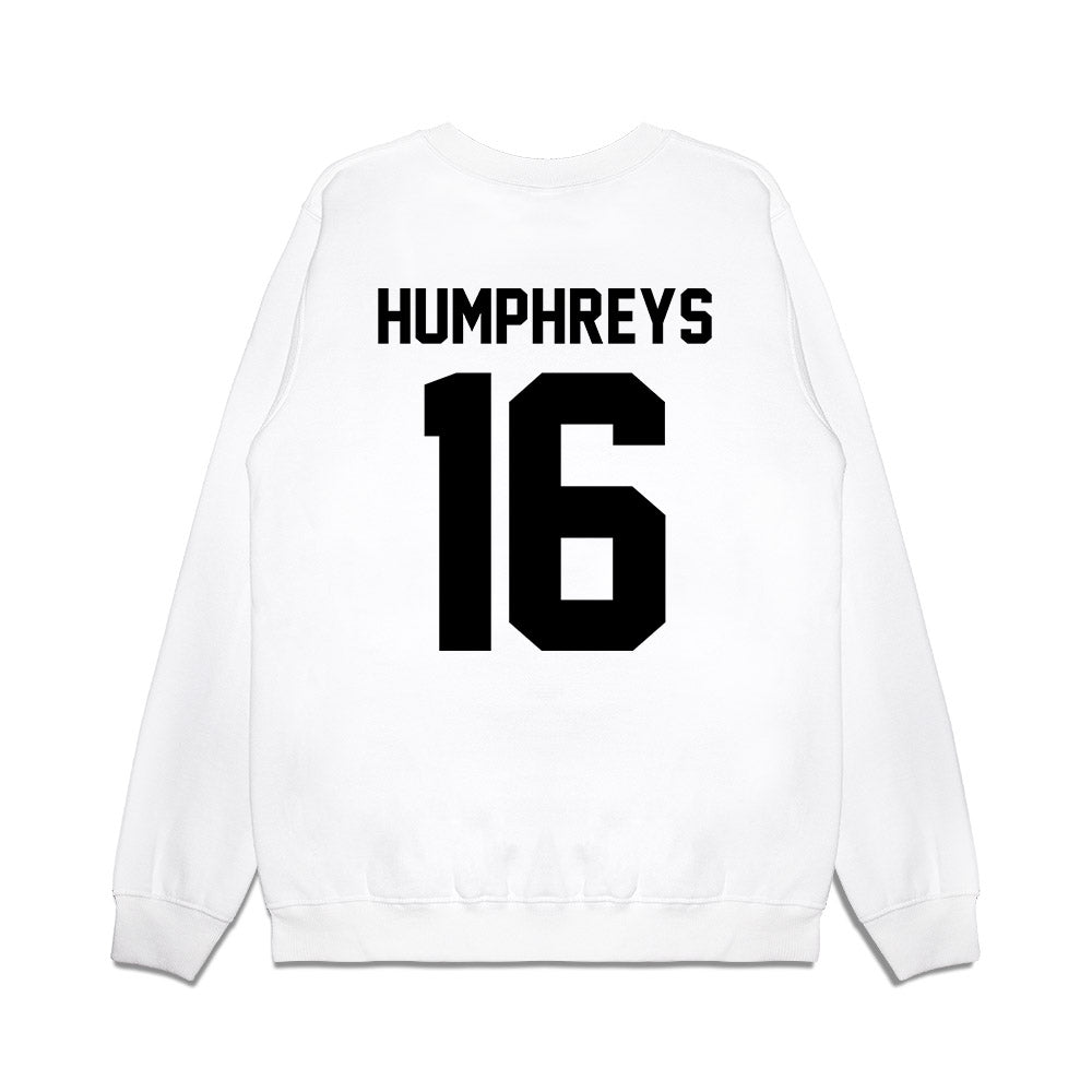 Georgia - NCAA Football : London Humphreys - Vintage Helmet Premium Crewneck Sweatshirt-1