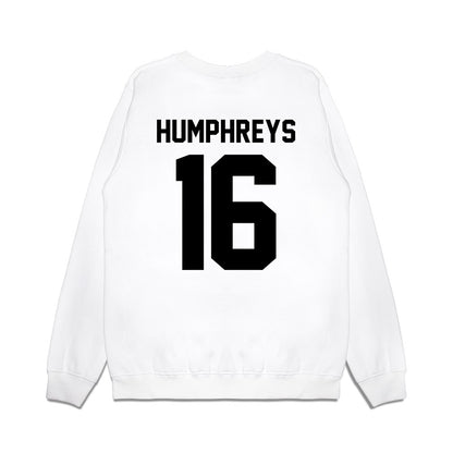 Georgia - NCAA Football : London Humphreys - Vintage Helmet Premium Crewneck Sweatshirt-1