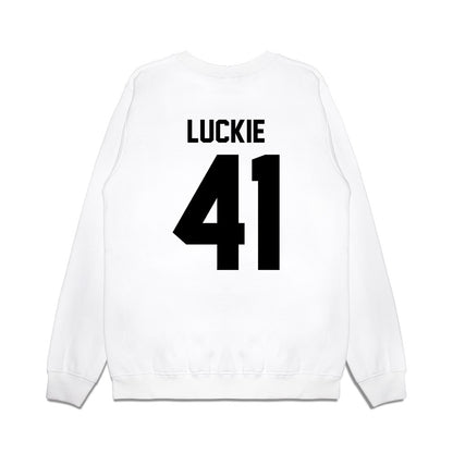 Georgia - NCAA Football : Carter Luckie - Vintage Helmet Premium Crewneck Sweatshirt-1