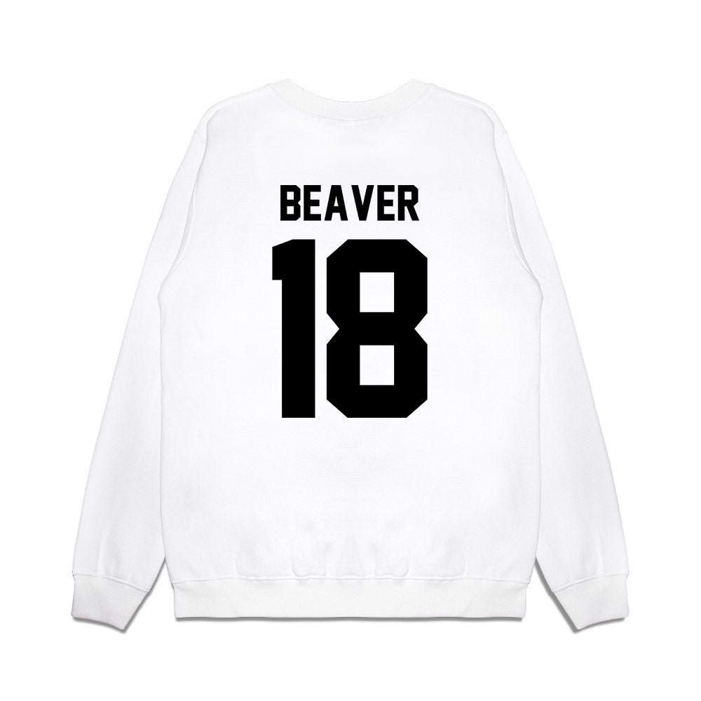 Georgia - NCAA Football : Bryson Beaver - Vintage Helmet Premium Crewneck Sweatshirt-1