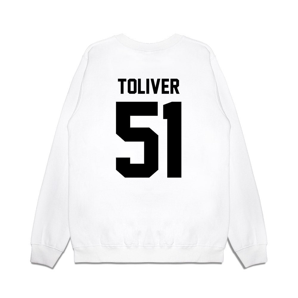 Georgia - NCAA Football : Malachi Toliver - Vintage Helmet Premium Crewneck Sweatshirt-1