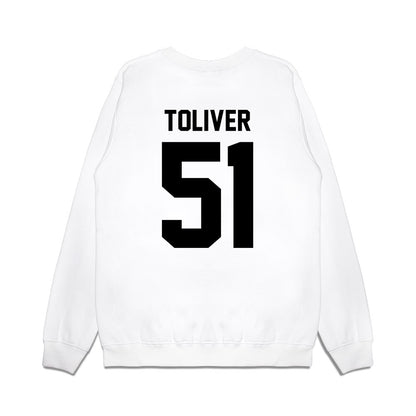 Georgia - NCAA Football : Malachi Toliver - Vintage Helmet Premium Crewneck Sweatshirt-1
