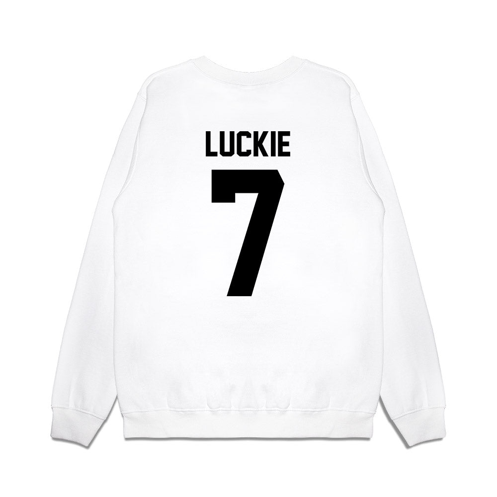 Georgia - NCAA Football : Lawson Luckie - Vintage Helmet Premium Crewneck Sweatshirt-1