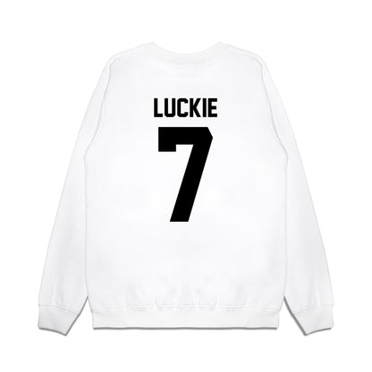 Georgia - NCAA Football : Lawson Luckie - Vintage Helmet Premium Crewneck Sweatshirt-1