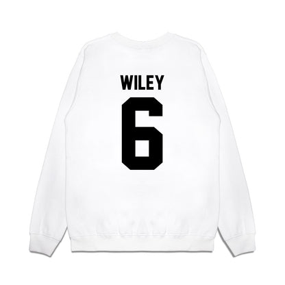 Georgia - NCAA Football : CJ Wiley - Vintage Helmet Premium Crewneck Sweatshirt-1