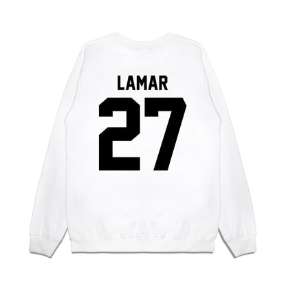 Georgia - NCAA Football : Ty'Jaevian Lamar - Vintage Helmet Premium Crewneck Sweatshirt-1