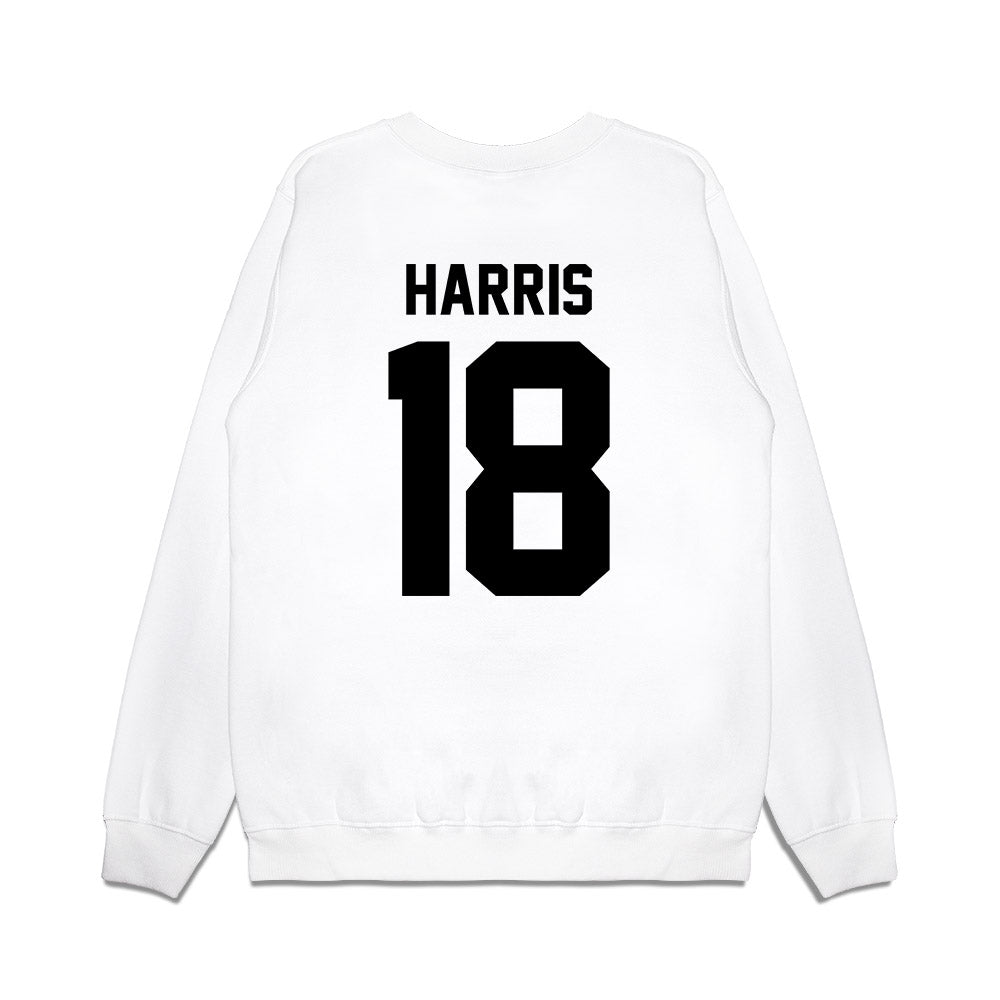 Georgia - NCAA Football : Caden Harris - Vintage Helmet Premium Crewneck Sweatshirt-1