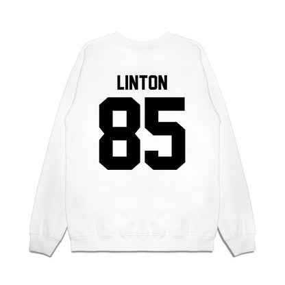 Georgia - NCAA Football : Chase Linton - Vintage Helmet Premium Crewneck Sweatshirt-1
