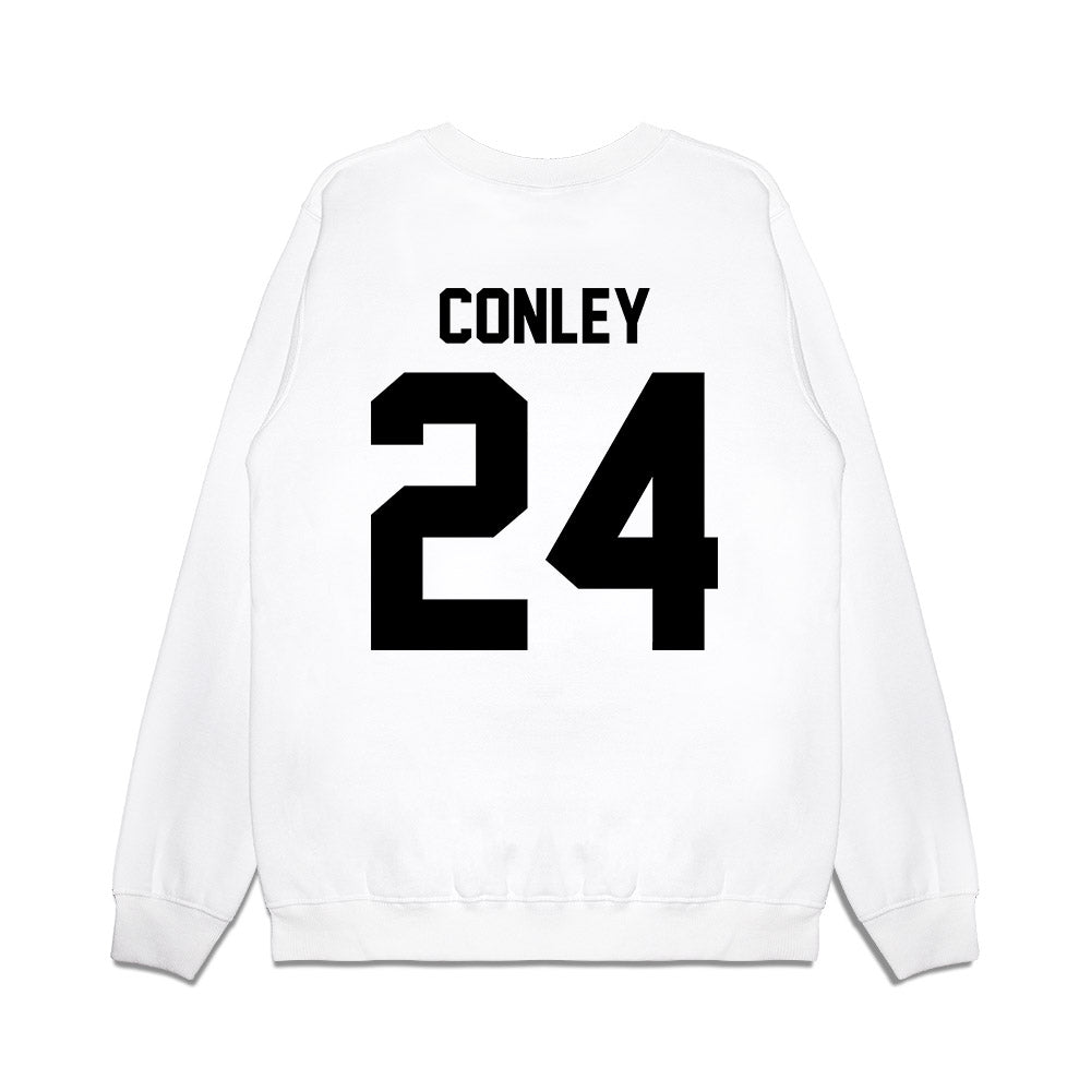 Georgia - NCAA Football : Braylon Conley - Vintage Helmet Premium Crewneck Sweatshirt-1