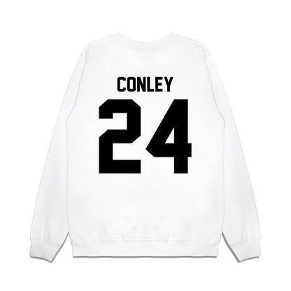 Georgia - NCAA Football : Braylon Conley - Vintage Helmet Premium Crewneck Sweatshirt-1
