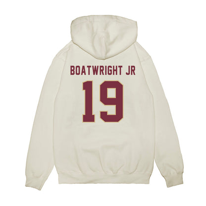 FSU - NCAA Football : Jarvis Boatwright Jr - Vintage Helmet Premium Hooded Sweatshirt-1