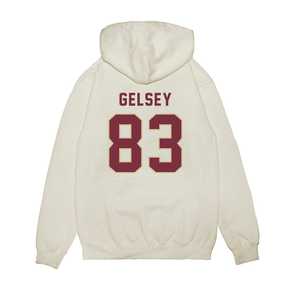 FSU - NCAA Football : Tae'Shaun Gelsey - Vintage Helmet Premium Hooded Sweatshirt-1