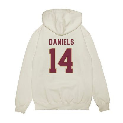 FSU - NCAA Football : Ashton Daniels - Vintage Helmet Premium Hooded Sweatshirt-1