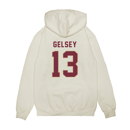 FSU - NCAA Football : Taeshaun Gelsey - Vintage Helmet Premium Hooded Sweatshirt-1