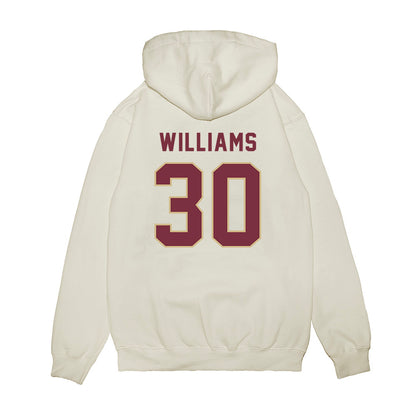 FSU - NCAA Football : Izayia Williams - Vintage Helmet Premium Hooded Sweatshirt-1