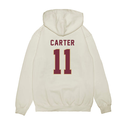 FSU - NCAA Football : Devin Carter - Vintage Helmet Premium Hooded Sweatshirt-1