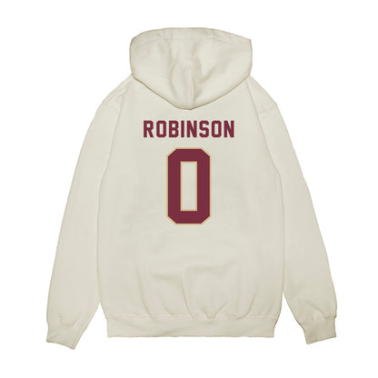 FSU - NCAA Football : Duce Robinson - Vintage Helmet Premium Hooded Sweatshirt-1