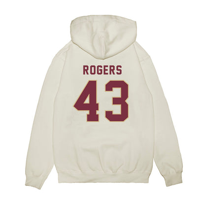 FSU - NCAA Football : Trent Rogers - Vintage Helmet Premium Hooded Sweatshirt-1