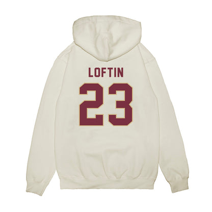 FSU - NCAA Football : Chase Loftin - Vintage Helmet Premium Hooded Sweatshirt-1