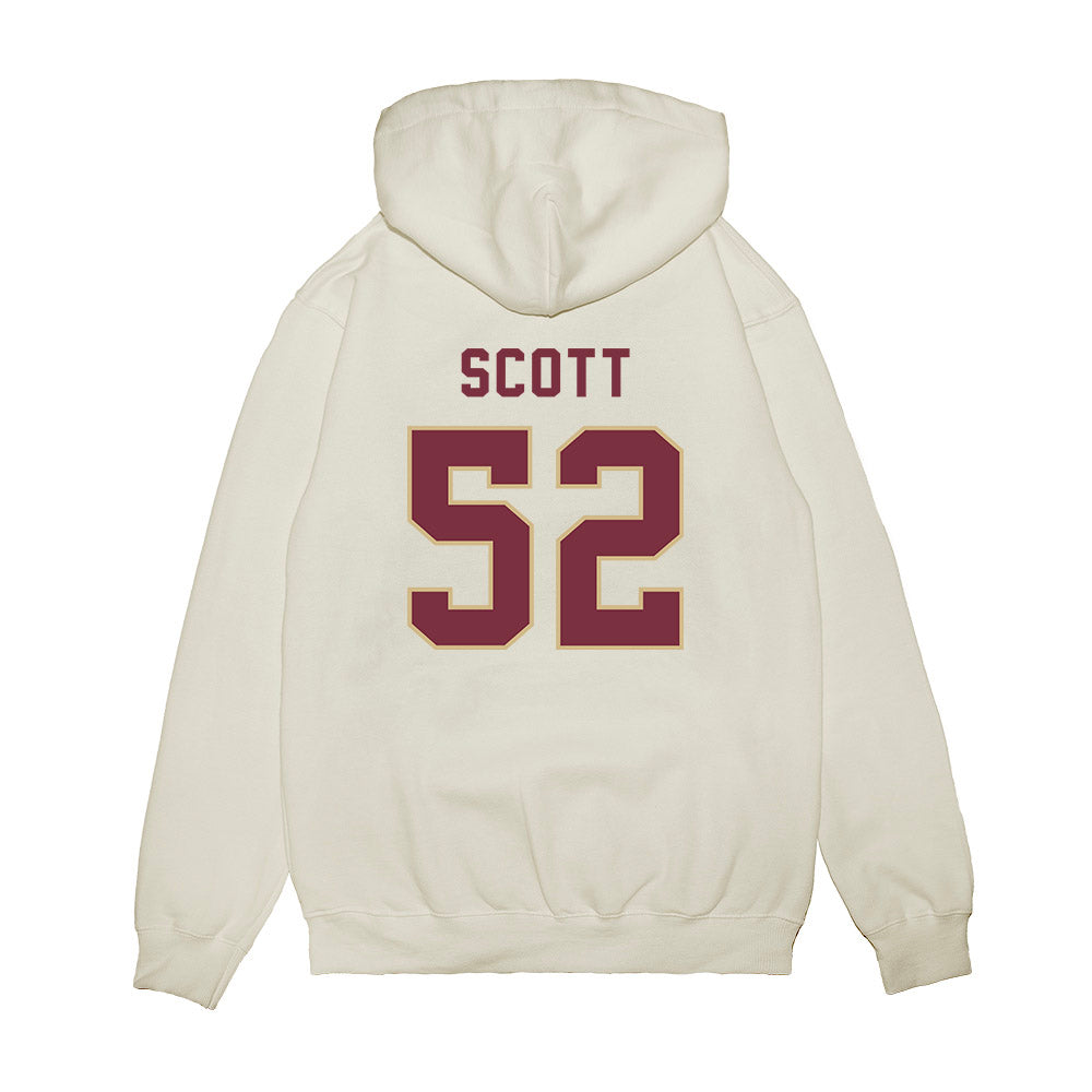 FSU - NCAA Football : Robert Scott - Vintage Helmet Premium Hooded Sweatshirt-1