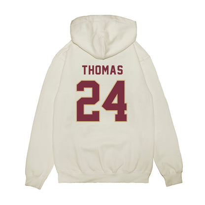 FSU - NCAA Football : Amari Thomas - Vintage Helmet Premium Hooded Sweatshirt-1