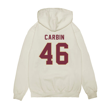 FSU - NCAA Football : Chris Carbin - Vintage Helmet Premium Hooded Sweatshirt-1