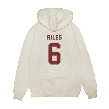 FSU - NCAA Football : Desirrio Riles - Vintage Helmet Premium Hooded Sweatshirt-1