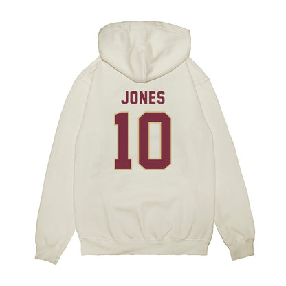 FSU - NCAA Football : Christopher Jones - Vintage Helmet Premium Hooded Sweatshirt-1