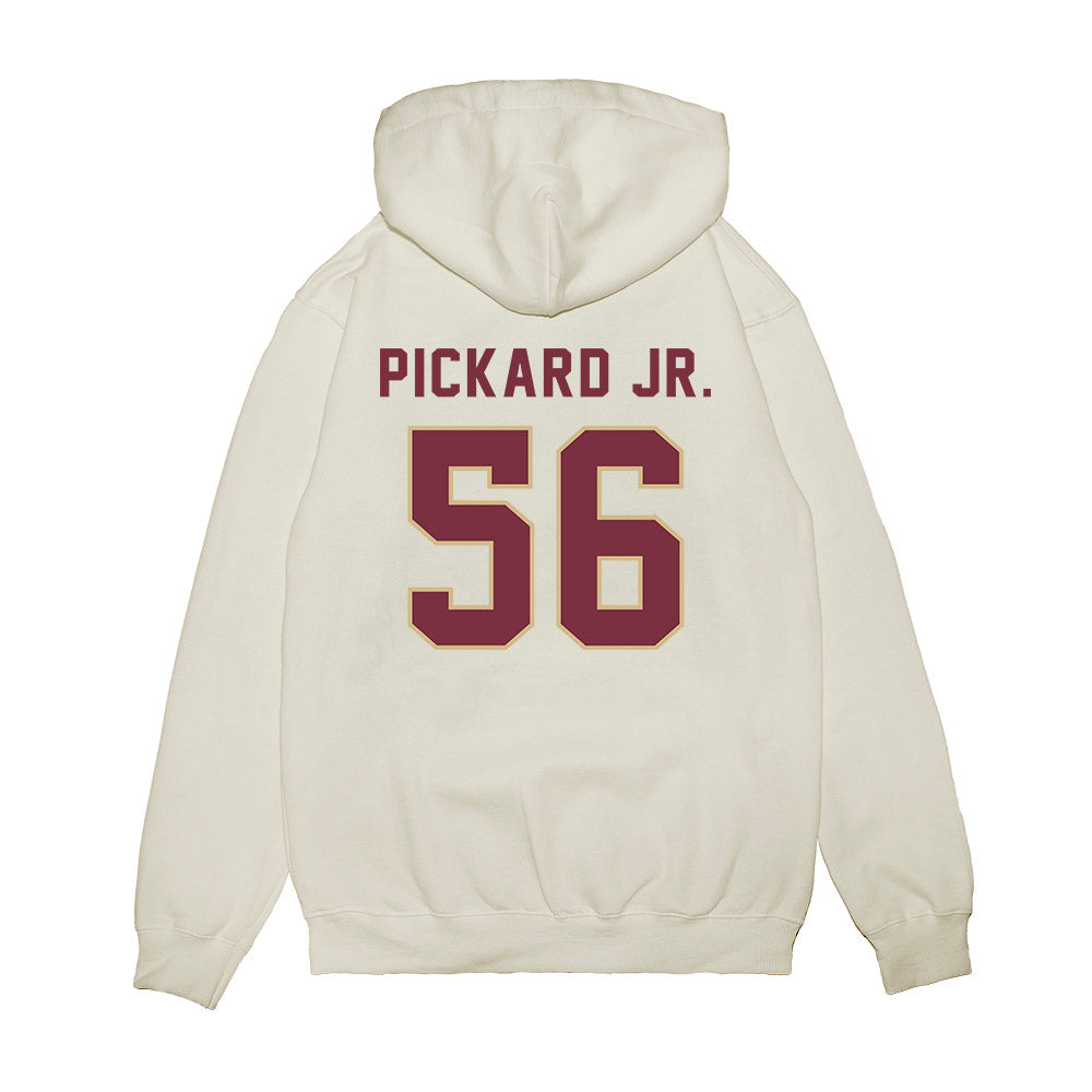 FSU - NCAA Football : Steven Pickard Jr. - Vintage Helmet Premium Hooded Sweatshirt-1