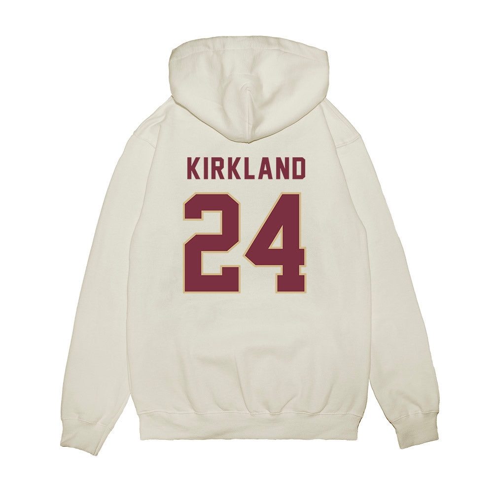FSU - NCAA Football : K.J. Kirkland - Vintage Helmet Premium Hooded Sweatshirt-1