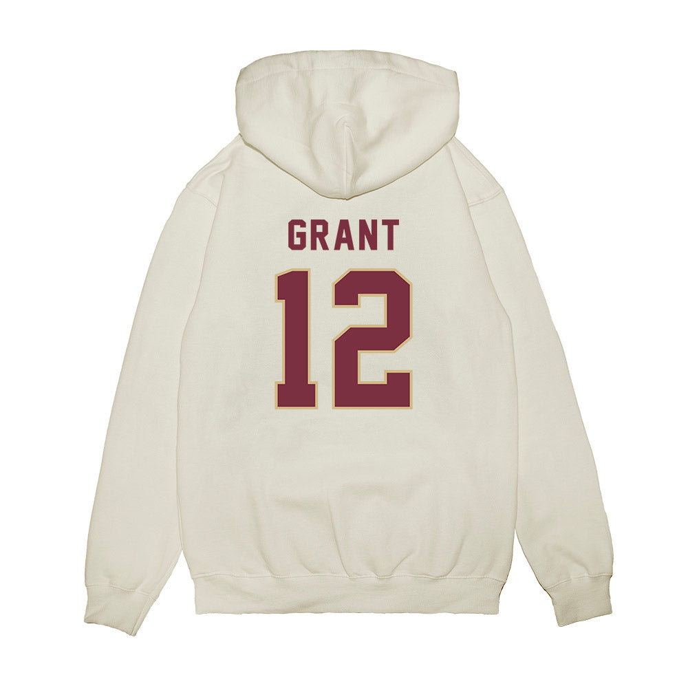 FSU - NCAA Football : Michael Grant - Vintage Helmet Premium Hooded Sweatshirt-1