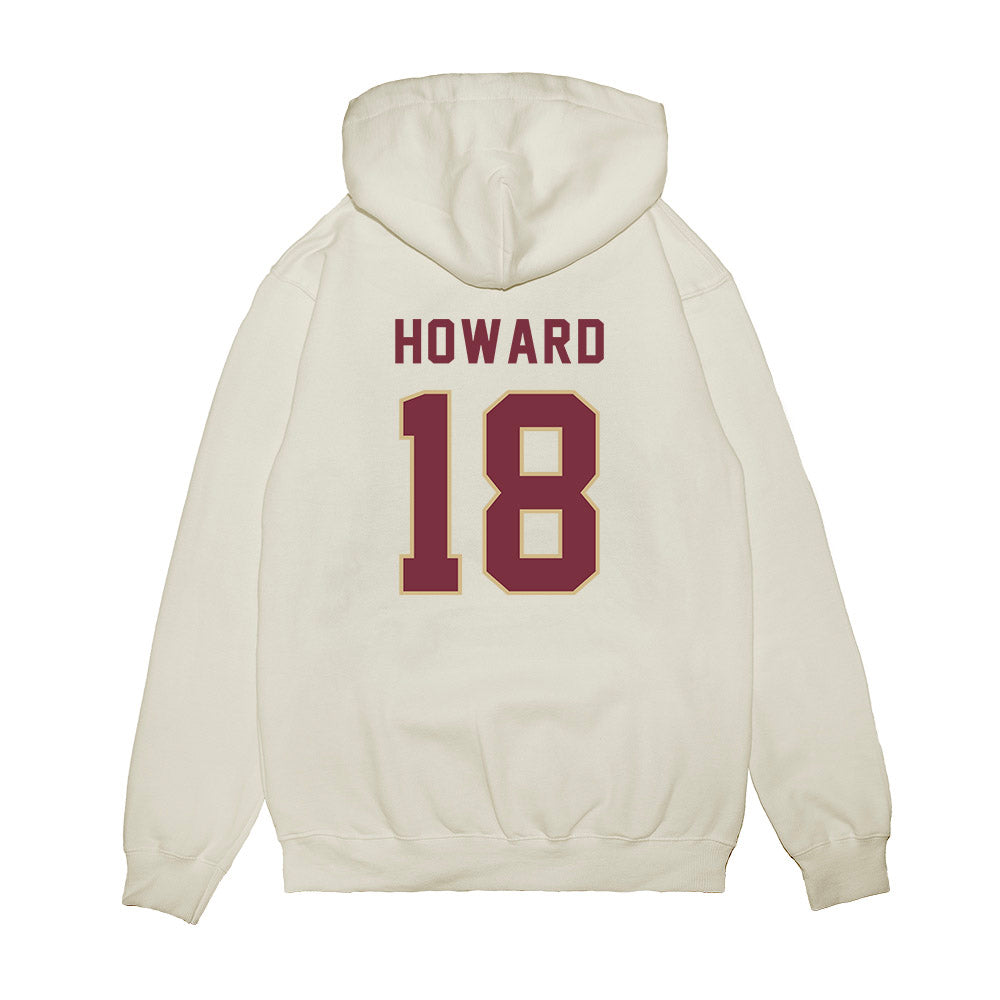 FSU - NCAA Football : Jamari Howard - Vintage Helmet Premium Hooded Sweatshirt-1