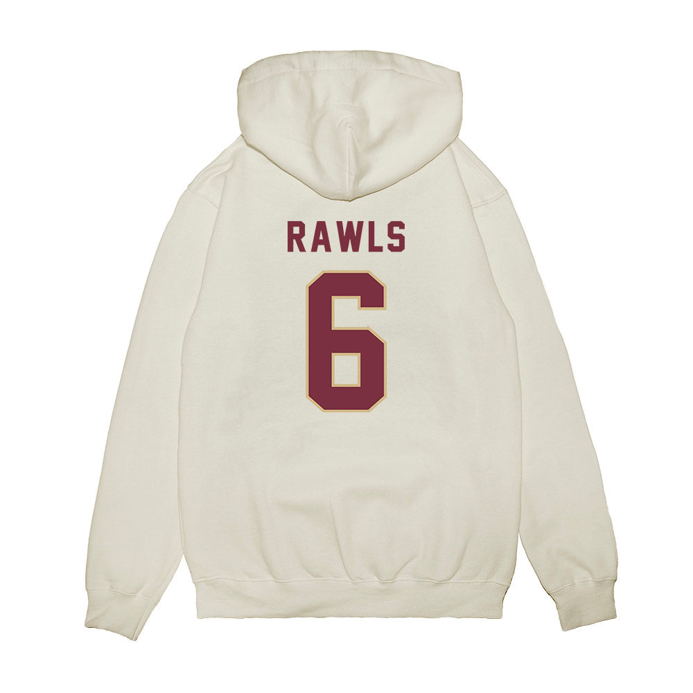 FSU - NCAA Football : Ja'Bril Rawls - Vintage Helmet Premium Hooded Sweatshirt-1