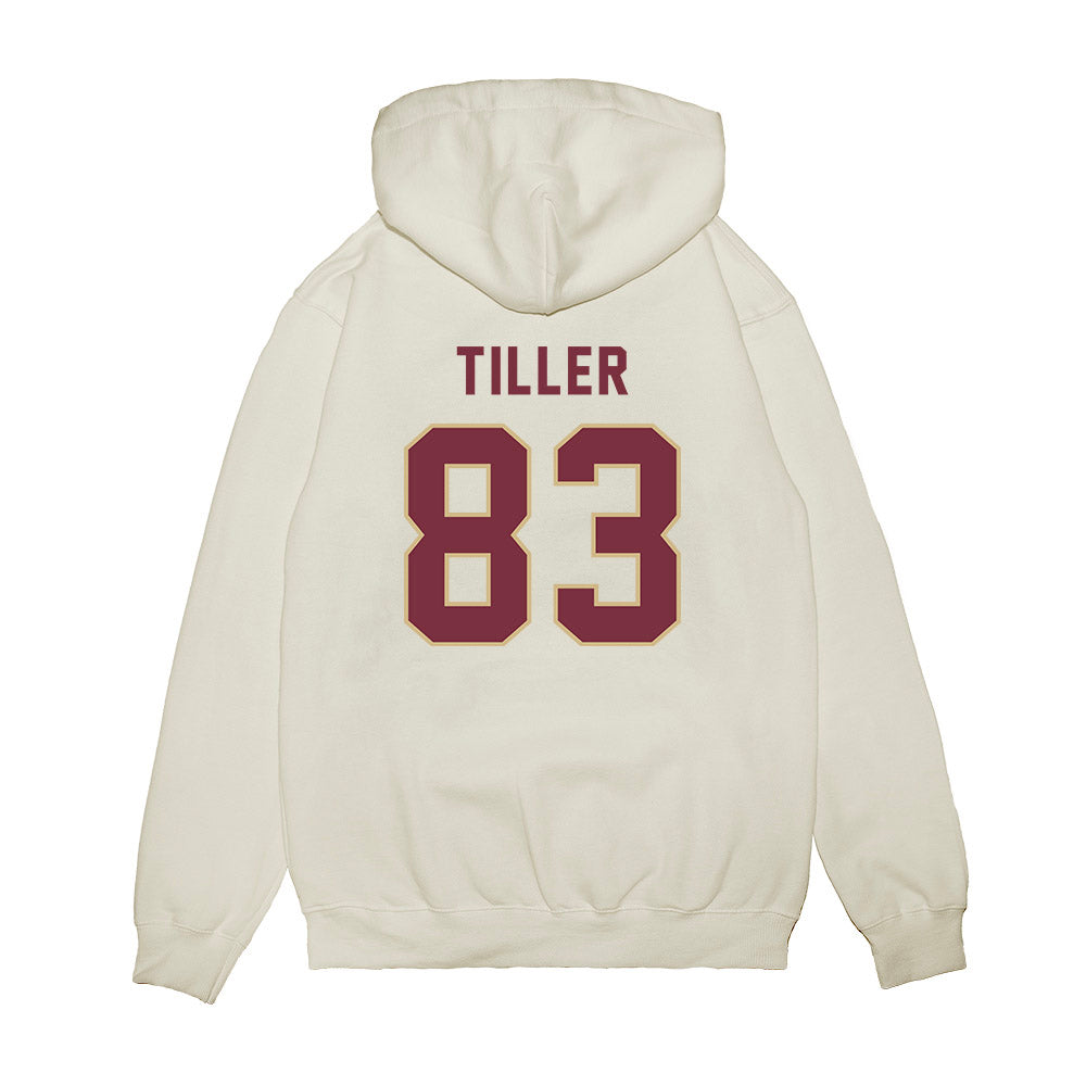 FSU - NCAA Football : Xavier Tiller - Vintage Helmet Premium Hooded Sweatshirt-1