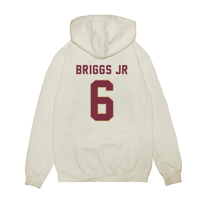 FSU - NCAA Football : Dennis Briggs Jr - Vintage Helmet Premium Hooded Sweatshirt-1