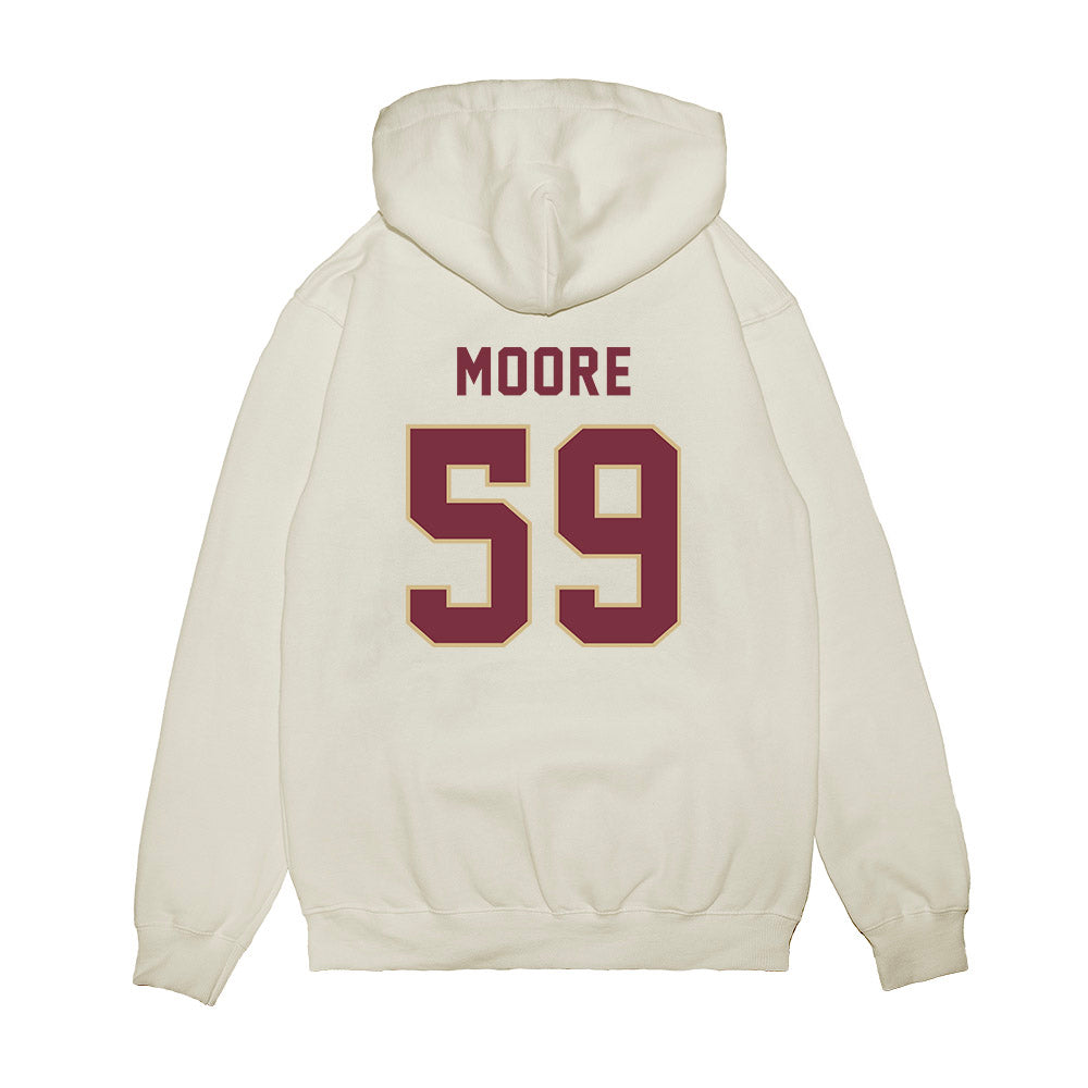 FSU - NCAA Football : Steven Moore - Vintage Helmet Premium Hooded Sweatshirt-1