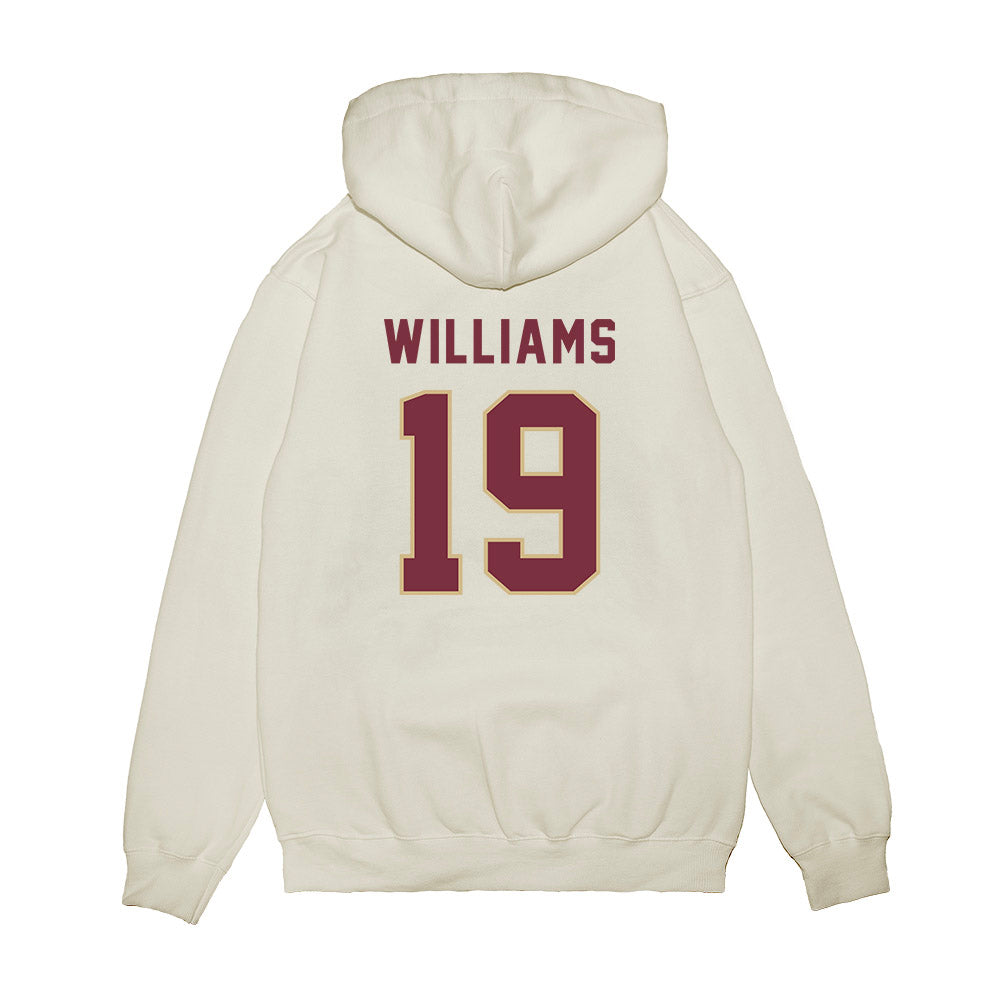 FSU - NCAA Football : Darryon Williams - Vintage Helmet Premium Hooded Sweatshirt-1