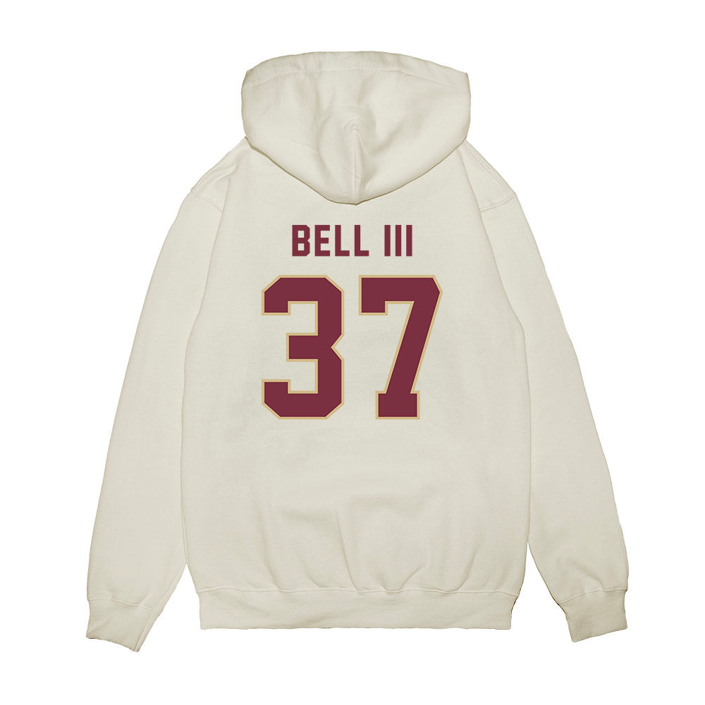 FSU - NCAA Football : Tre Bell III - Vintage Helmet Premium Hooded Sweatshirt-1