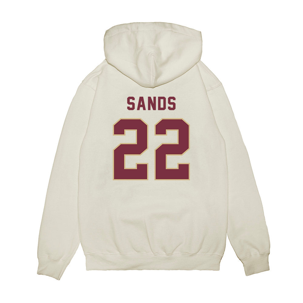 FSU - NCAA Football : Gemari Sands - Vintage Helmet Premium Hooded Sweatshirt-1