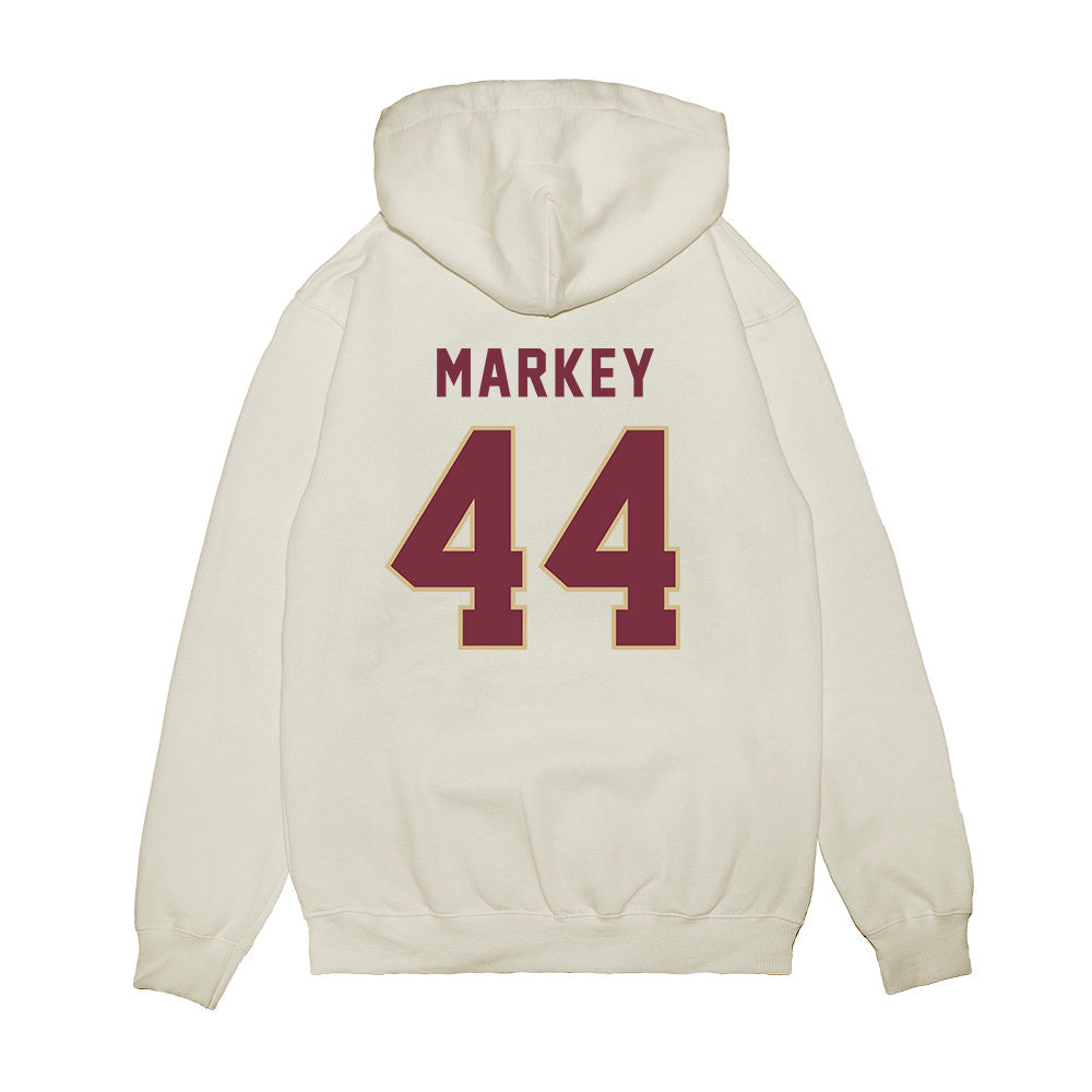 FSU - NCAA Football : Gavin Markey - Vintage Helmet Premium Hooded Sweatshirt-1
