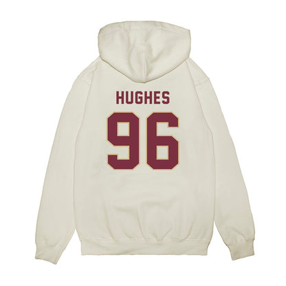 FSU - NCAA Football : Daniel Hughes - Vintage Helmet Premium Hooded Sweatshirt-1