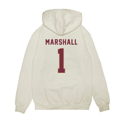FSU - NCAA Football : Malachi Marshall - Vintage Helmet Premium Hooded Sweatshirt-1