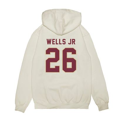 FSU - NCAA Football : Dwayne Wells Jr - Vintage Helmet Premium Hooded Sweatshirt-1
