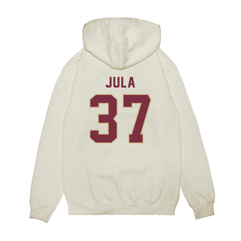 FSU - NCAA Football : Carter Jula - Vintage Helmet Premium Hooded Sweatshirt-1