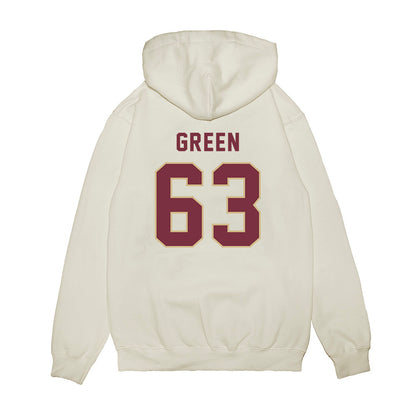 FSU - NCAA Football : Jakobe Green - Vintage Helmet Premium Hooded Sweatshirt-1