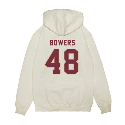 FSU - NCAA Football : Caleb Bowers - Vintage Helmet Premium Hooded Sweatshirt-1