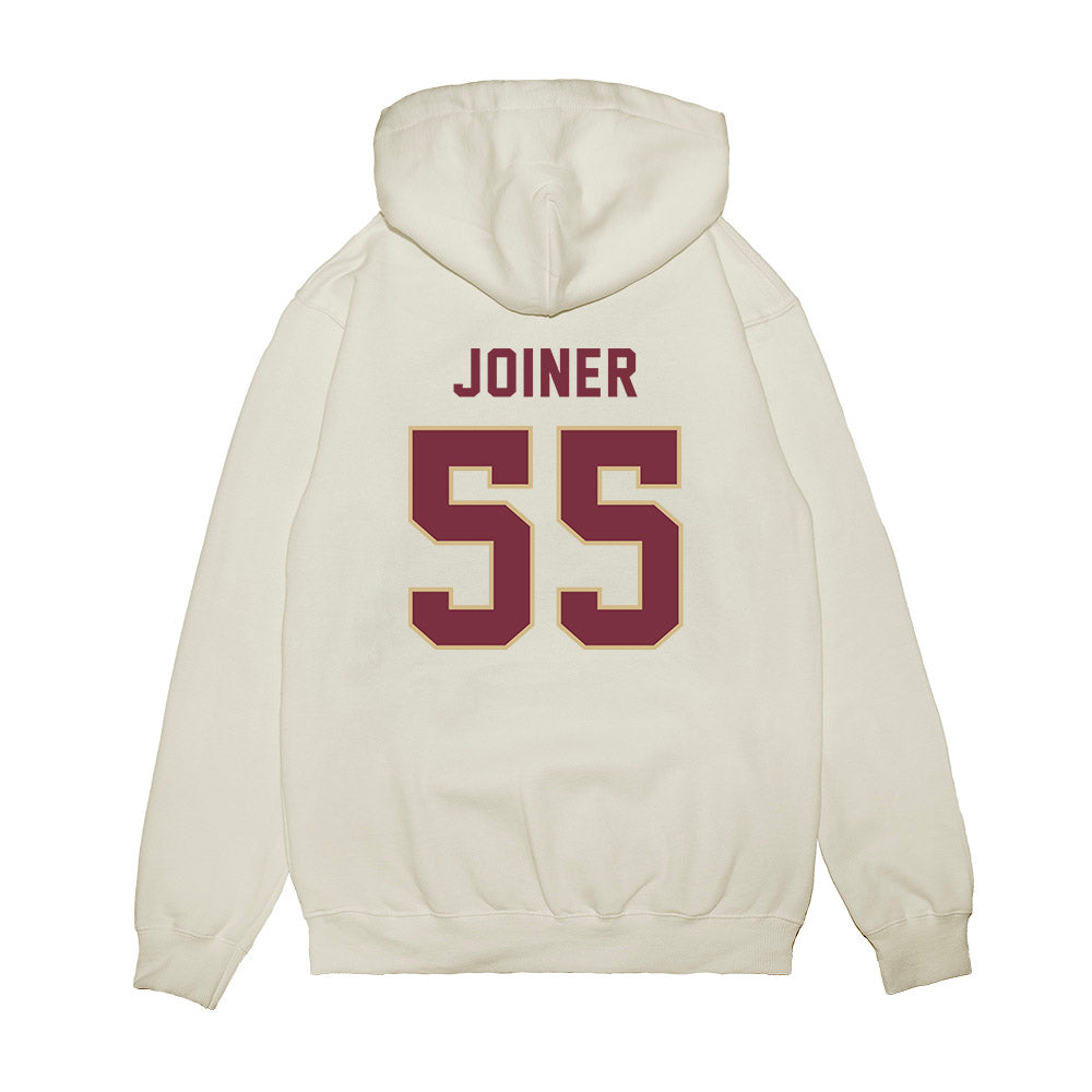 FSU - NCAA Football : Bradyn Joiner - Vintage Helmet Premium Hooded Sweatshirt-1